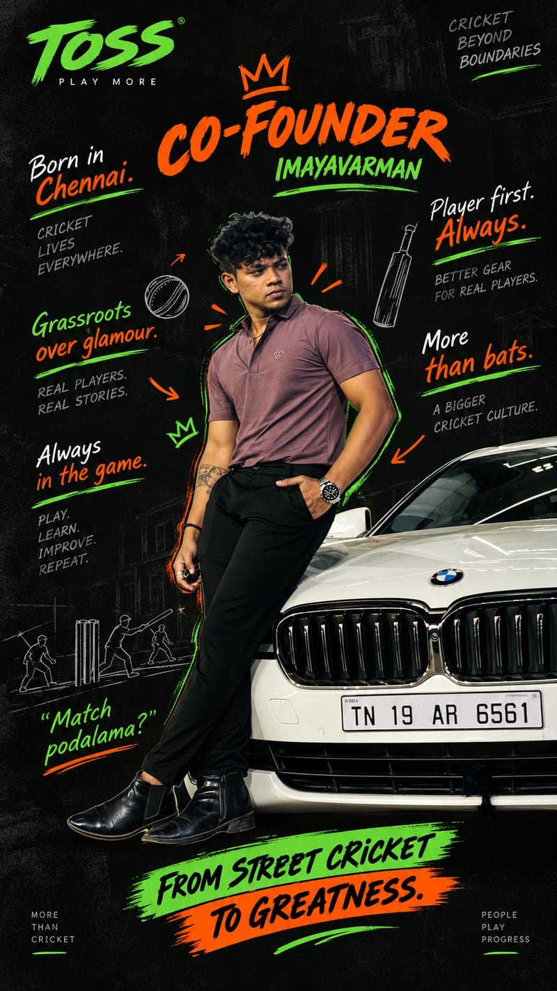 Imayavarman, Co-Founder of Toss Sports